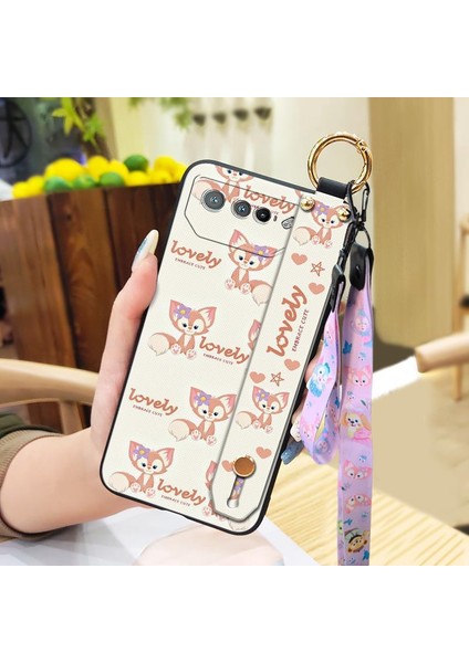 Telefon Kılıfı Asus Rog Phone 7 Bileklikli Karikatür Telefon Kılıfı (Yurt Dışından)