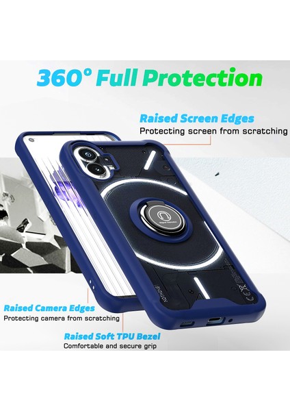 Nothing Phone 1 Halka Tutuculu Darbeye Dayanıklı Telefon Kılıfı (Yurt Dışından) modelleri