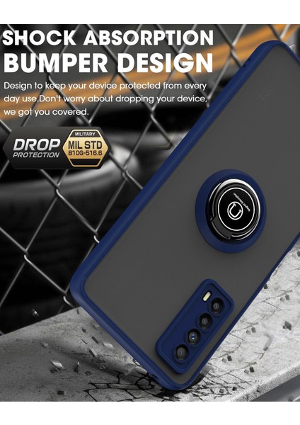 Tcl Stylus 5g Halka Tutuculu Darbeye Dayanıklı Telefon Kılıfı (Yurt Dışından) modelleri