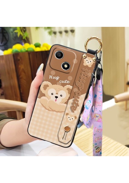 Telefon Kılıfı Huawei Honor Play 30 Bileklikli Karikatür Telefon Kılıfı (Yurt Dışından)