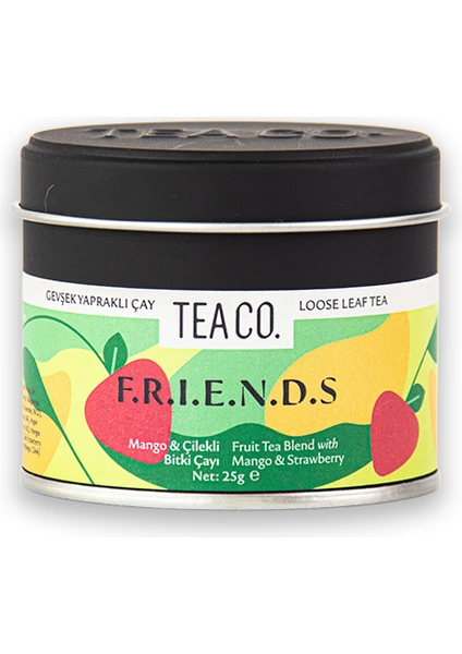 Tea Co Mango ve Çilekli Meyve Çayı F.r.i.e.n.d.s. 25 gr