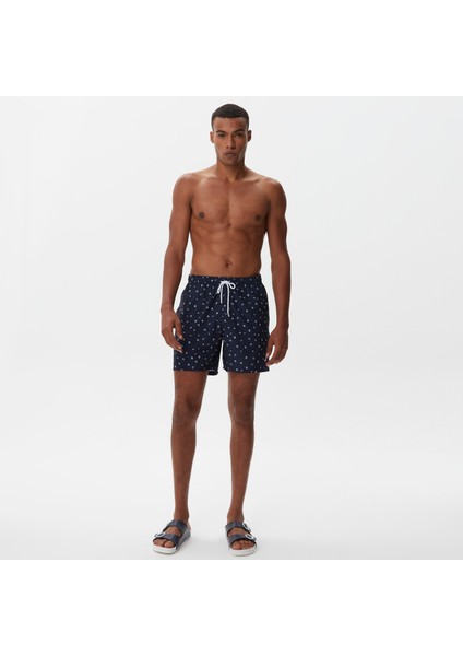 Nautıca Erkek Lacivert Baskılı Mayo Şort T35503T.4NV