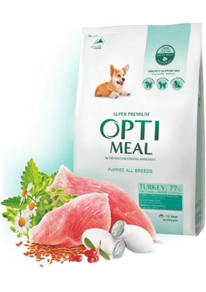 Optimeal Hindili ve Pirinçli Yavru Köpek Maması 1.5 kg
