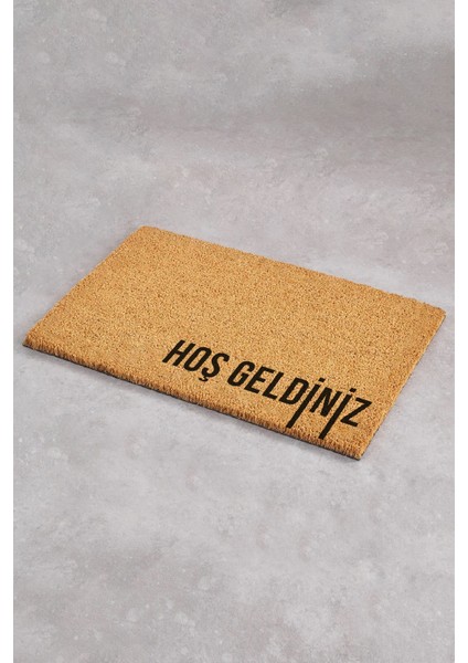 Hoş Geldiniz Yazılı Kapı Paspası