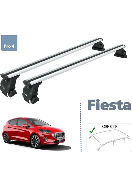 Ford Fiesta Ara Atkisi Tavan Sistemleri 2018- Gri