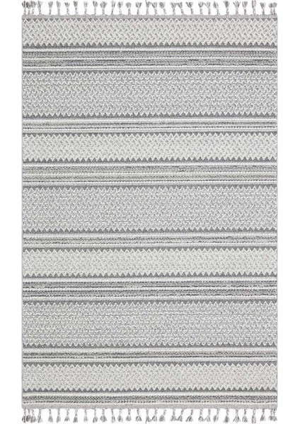 Soho Sh 05 Ivory Grey Hav Toz Vermez Hasır Dokuma Modern Iskandinav Tarz Makine Dokuması Halı