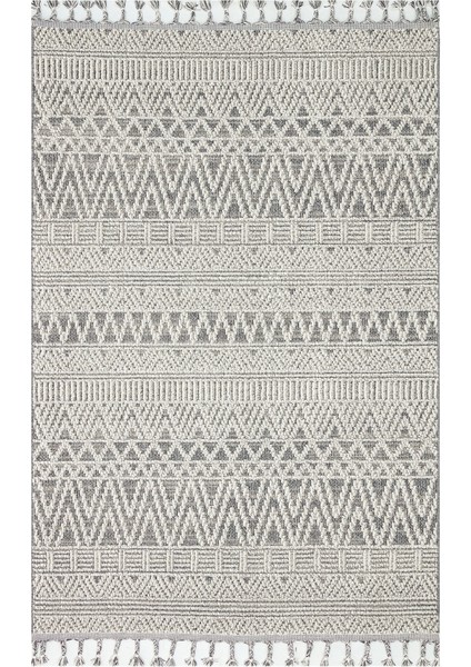 Soho Sh 14 Grey Hav Toz Vermez Hasır Dokuma Modern Iskandinav Tarz Makine Dokuması Halı