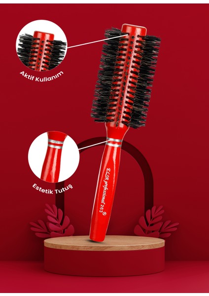 Professional 263 Kırmızı Saç Fırçası fiyatları