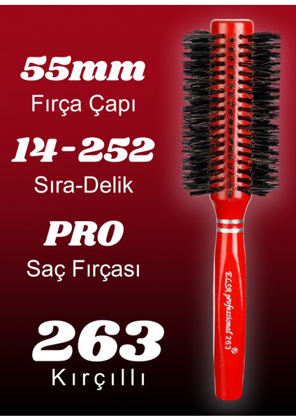 Professional 263 Kırmızı Saç Fırçası modelleri