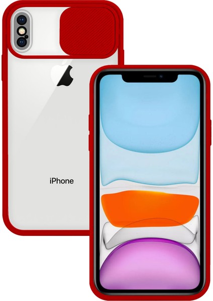 iPhone x / Xs Kılıf Palm Kamera Koruma Kapaklı Silikon