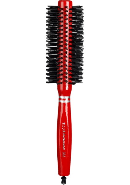 Professional 333 Tokalı Kırmızı Saç Fırçası