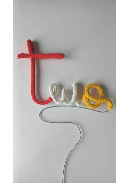 Two Iki Yaş Pasta Aksesuarı,bebek ve Çocuk Parti Dekoru