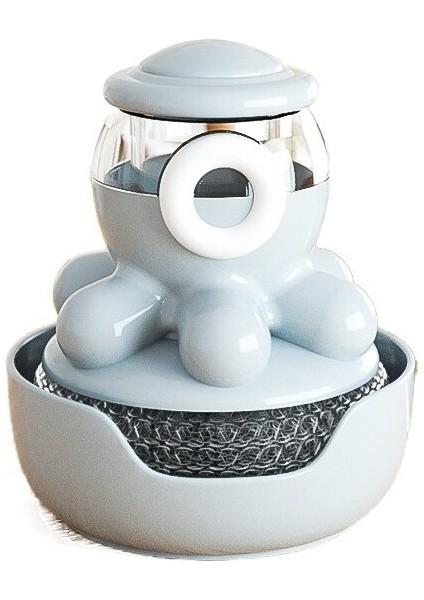 Proud Aoyu Ahtapot Tencere Fırçası Otomatik Sıvı Dolum Tencere Fırçası Mutfak Ev Soba Temizleme Fırçası (Yurt Dışından)