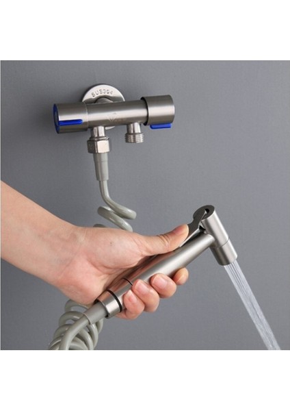 Semgears 2 M. Paslanmaz Çelik Tuvalet Musluk Seti - Gümüş (Yurt Dışından) fiyatları