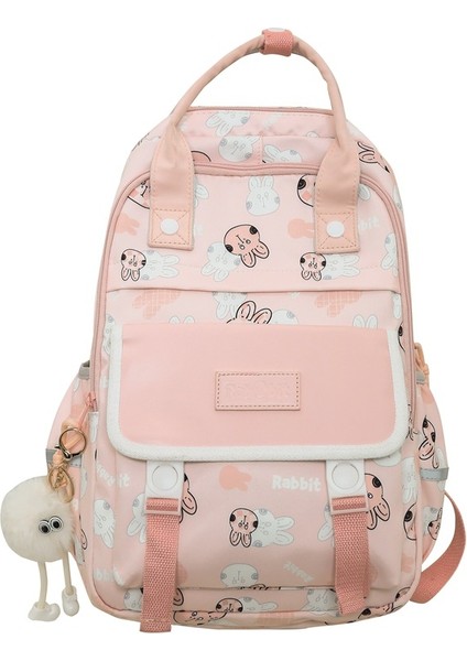 Taze ve Tatlı Kız Gibi Sırt Çantası Japon Tarzı Sevimli Baskılı Okul Çantası (Yurt Dışından)