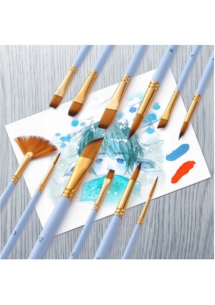 Fairy 12'li Ince Detay Boya Fırçası Seti (Yurt Dışından) modelleri