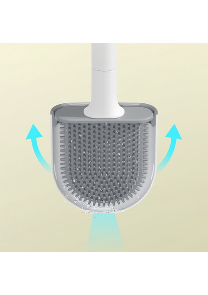 5 Adet Yumuşak Kauçuk Tuvalet Fırçası Boşluğu Ölü Açı Yok Temizleme Ayrılabilir Kolu Yerden Tasarruf Duvara Monte Fırça (Yurt Dışından) modelleri