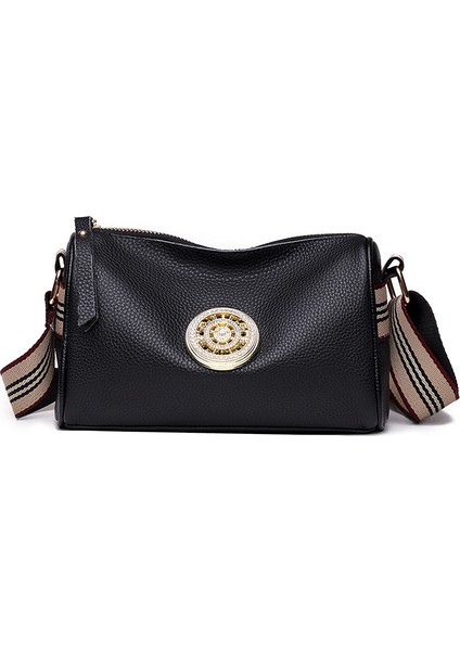 Moda Omuz Crossbody Çanta Ilk Katman Inek Derisi Yastık Çantası (Yurt Dışından)