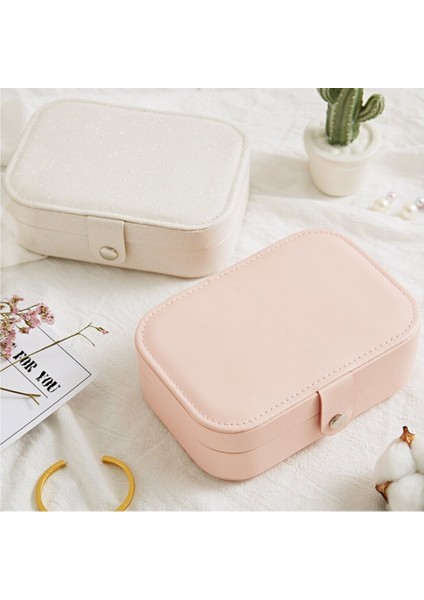Kewendashiye Seyahat Organizatör Mini Mücevher Kutusu - Pembe (Yurt Dışından)