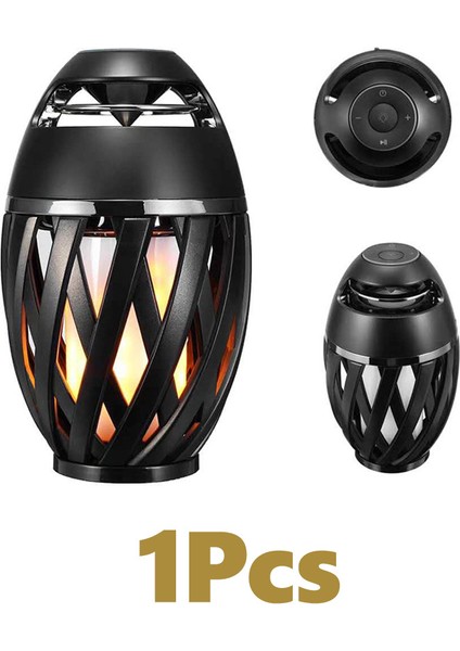 Tws Bluetooth Hoparlör Taşınabilir Alevli Müzik Çalar (Yurt Dışından)
