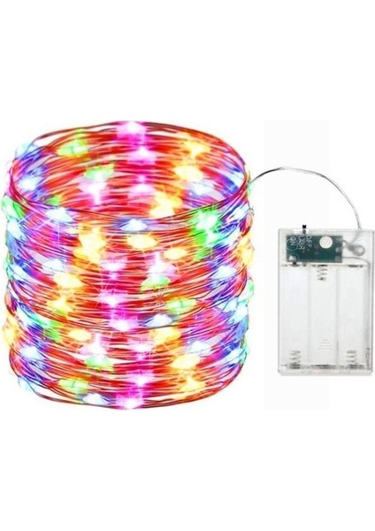 LED Bakır Tel Dize Işıkları Açık Uzaktan Kumanda Pil Kutusu USB Noel Dekorasyon Dize Işıkları Şenlikli Bakır Tel Renkli Işıklar (Yurt Dışından)