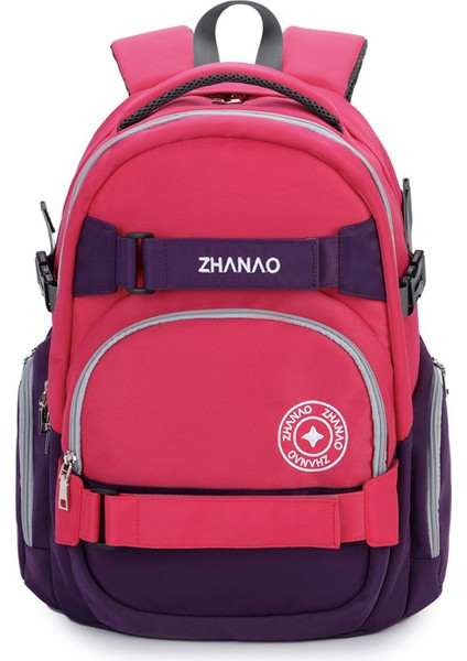 Erkekler ve Kadınlar Için Ortaokul Öğrencileri ve Son Sınıf Öğrencileri Için Yükü Azaltan Çok Katmanlı Oxford Kumaş Sırt Çantası (Yurt Dışından)