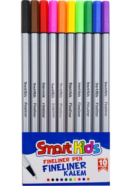 Fineliner Kalem 10 Renk modelleri