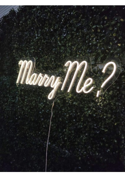 Marry Me Neon LED TABELA(70X30CM) fırsatları
