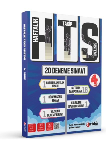 Artıbir Yayınları 4. Sınıf (Hts) Haftalık Takip Sistemi Yeni Nesil 20 Deneme Sınavı (Optik Okumalı)