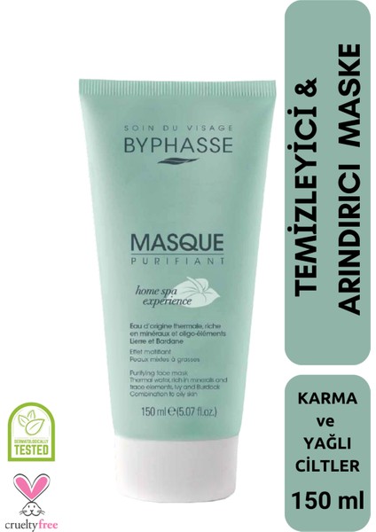 Temizleyici ve Arındırıcı Maske Karma ve Yağlı Ciltler 150 ml