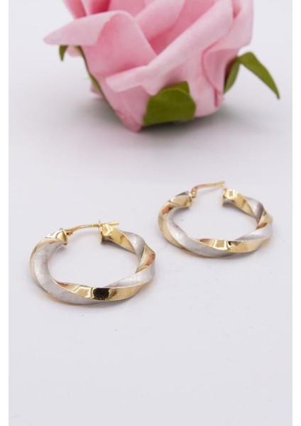 14 Ayar Altın Halka Küpe Burgu Model Kadın Küpe fiyatları