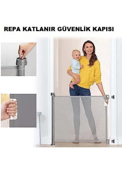 Katlanır Güvenlik Kapısı Çocuk ve Evcil Hayvan Için