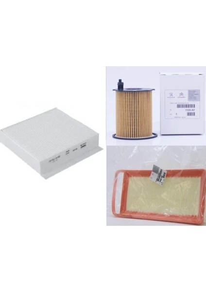 Peugeot Bipper 1.4 Hdi Filtre Bakım Seti Orijinal Psa 3lü