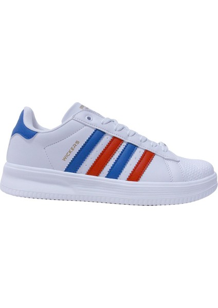 Beyaz Mavi Kırmızı Sneakers Spor Ayakkabı fiyatları
