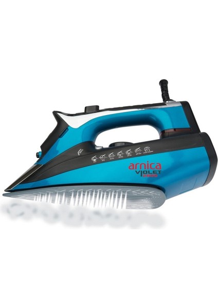 Violet 2600 Plus Şok Buharlı Ütü Mavi