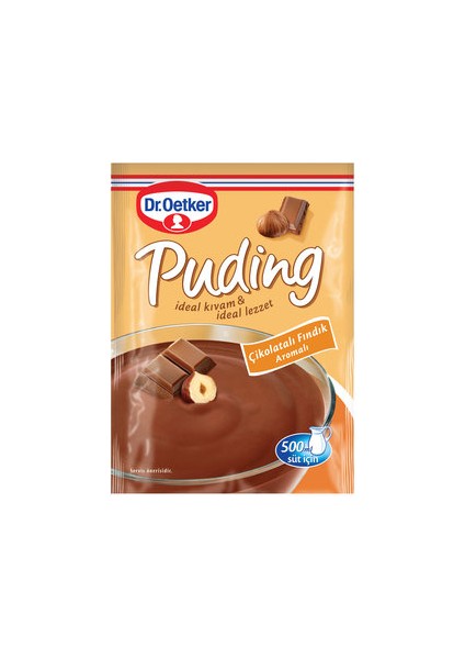 Dr. Oetker Dr.oetker Puding Çikolata Fındıklı 102 G  (  12  Adet  )