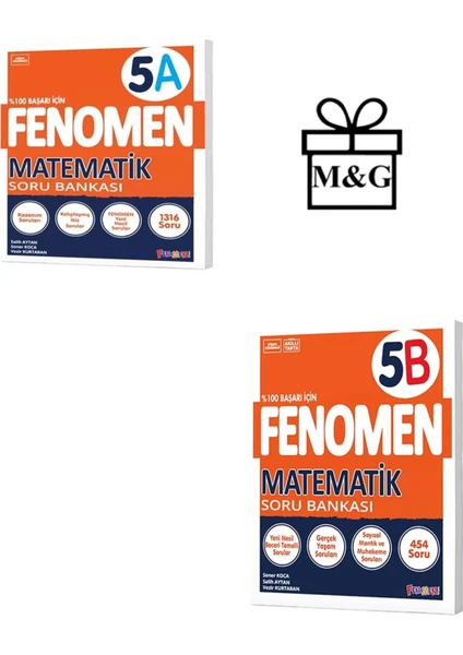 Fenomen Yayıncılık 5. Sınıf Matematik A – Matematik B Soru Bankası