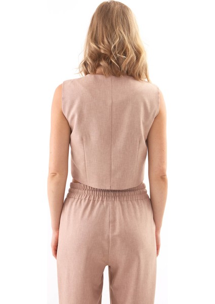 Çift Cep Düğmeli Yelek indirimleri