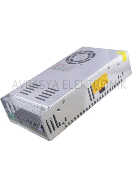 12 Volt 30 Amper Adaptör Metal Kasa