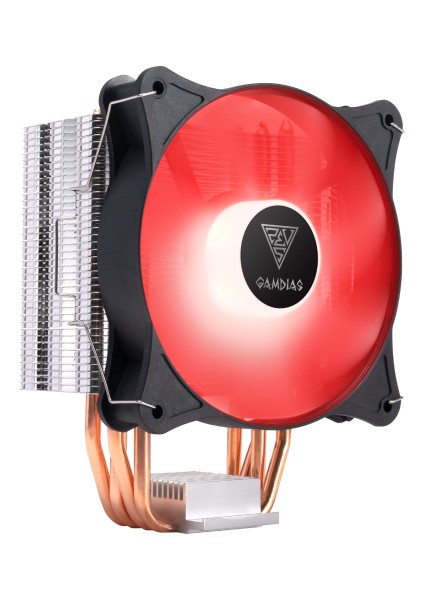 Gamdıas Boreas E1-410 Red Lights 120MM Kule Tipi Hava Soğutma Amd ve Intel Işlemciler ile Uyumlu