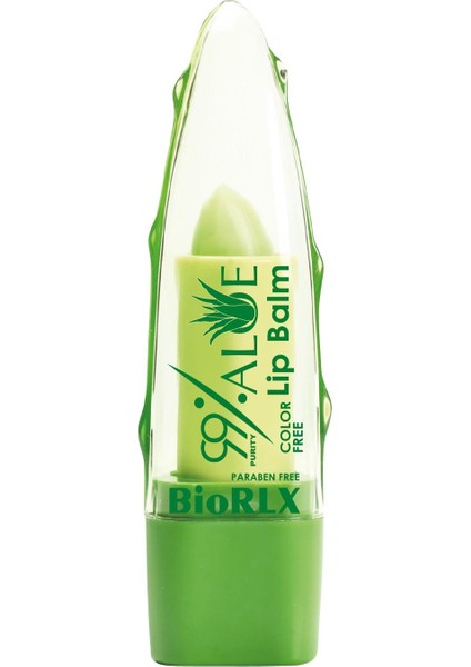 Dudak Balmı %99 Aloe Vera Color Free Renksiz Nemlendirici Vegan Cilt Bakım 3,5 gr