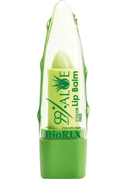 Dudak Balmı %99 Aloe Vera Color Free Renksiz Nemlendirici Vegan Cilt Bakım 3,5 gr