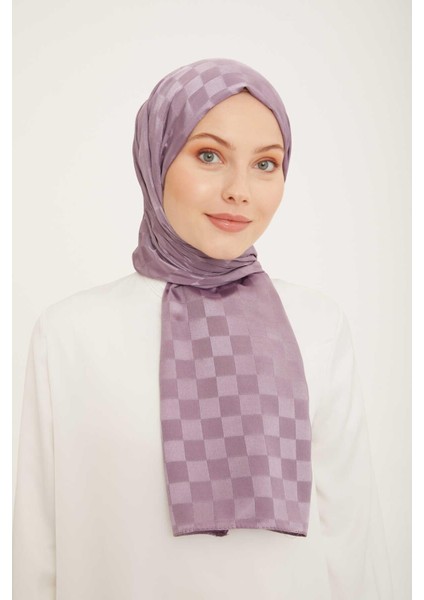 Trend Jakarlı Lila Dama Desen Diamond şal 2 - 21083 modelleri