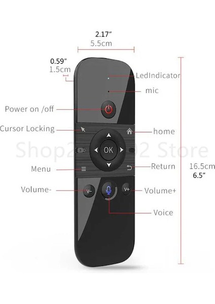 M8 Air Klavye Mouse Harekete Duyarlı Kumanda