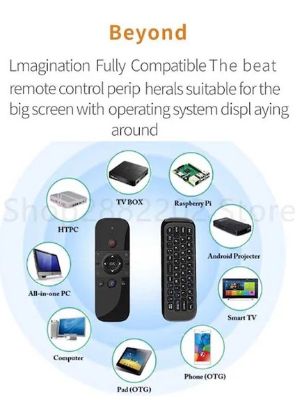 M8 Air Klavye Mouse Harekete Duyarlı Kumanda