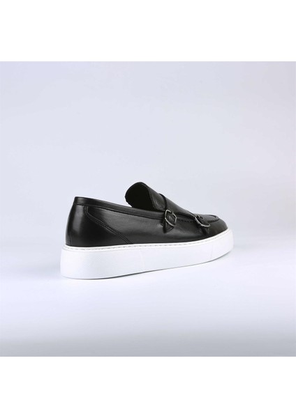 Maro Model Gerçek Deri Erkek Siyah Loafer - Erkek Siyah Casual Ayakkabı