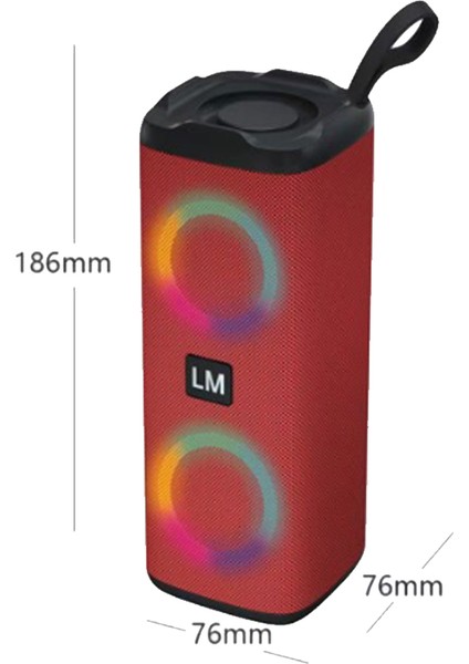 Concord LM-882 Rgb Işıklı Fm Radyolu Bluetooth Hoparlör