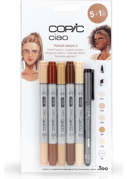 Ciao 5+1 Set - Portre Renkleri