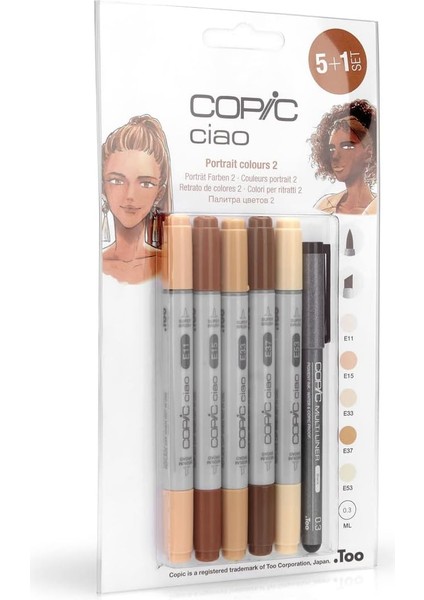 Ciao 5+1 Set - Portre Renkleri modelleri