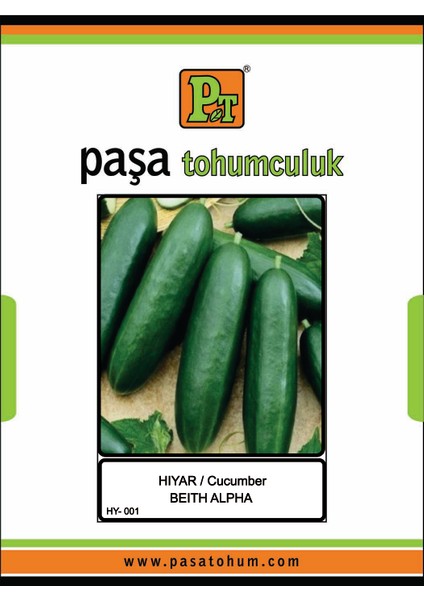 Beith Alpha Hıyar Tohumu 500 Gr. HBA500